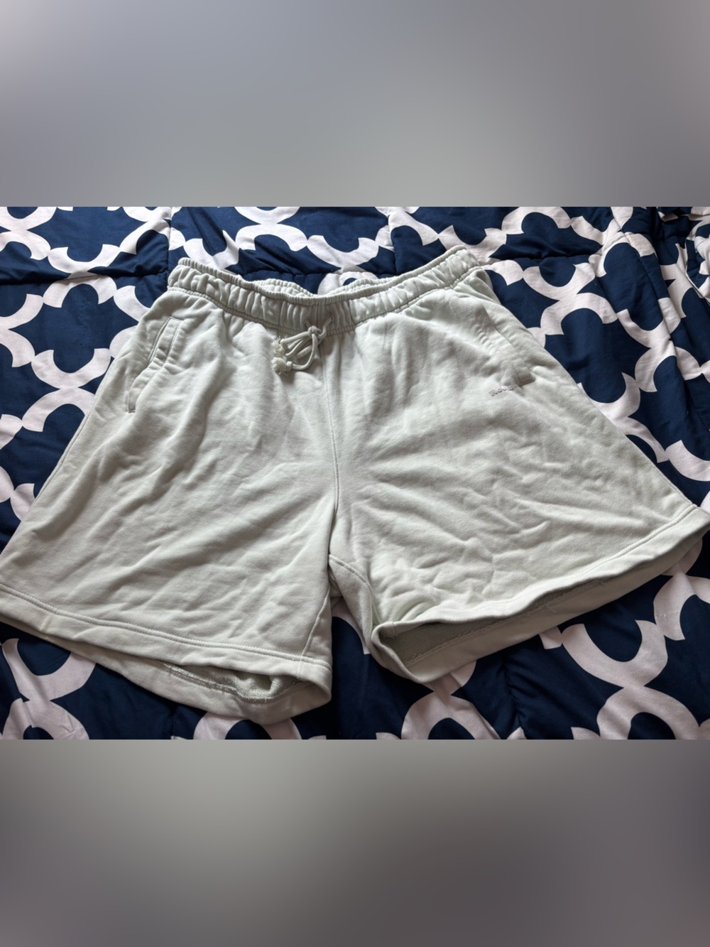 Roots Sage Green Drawstring Lounge Shorts